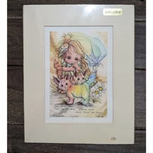 Vintage Jody Bergsma Print “Once You’ve Been Over The Rainbow” Sealed Matted